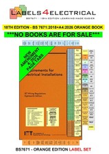 18th Edition PAGE TABS MARKERS