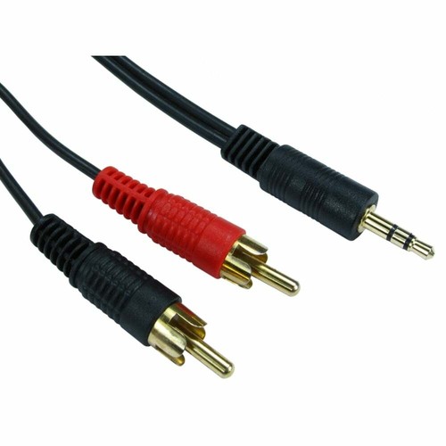 5mm stereo jack - 2, rca