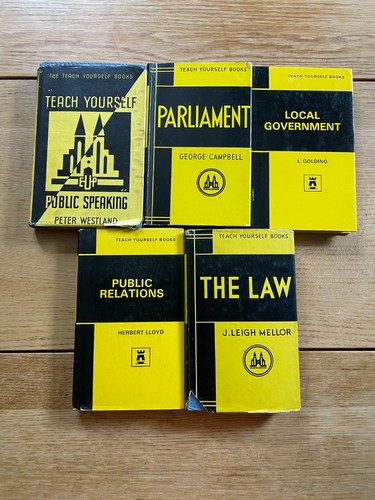 Vintage teach yourself books - teach,