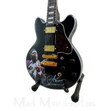 Miniature Guitar BB KING with free stand. Lucille. KING OF THE BLUES