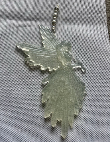 Angel clear suncatcher silver - clear, suncatcher,