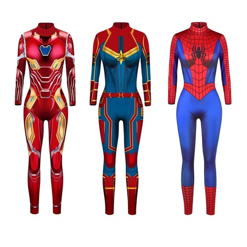 Women printed superhero - 3d,
