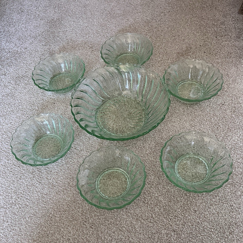 Vintage bagley carnival glass - bagley,