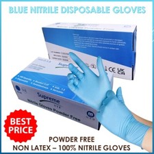 100 DISPOSABLE NITRILE GLOVES