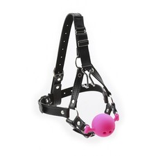 Faux Leather Head Harness