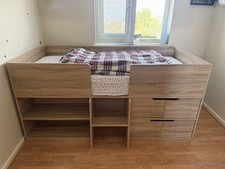 Next Oak Effect Compton cabin bed