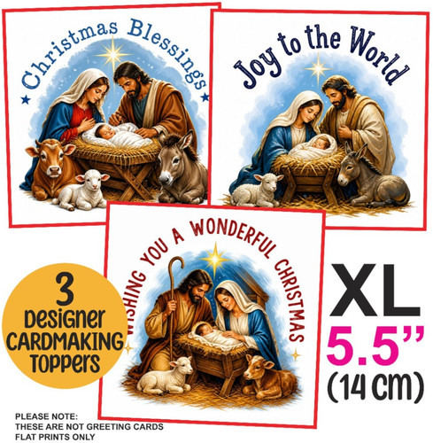 Card toppers for - 3,