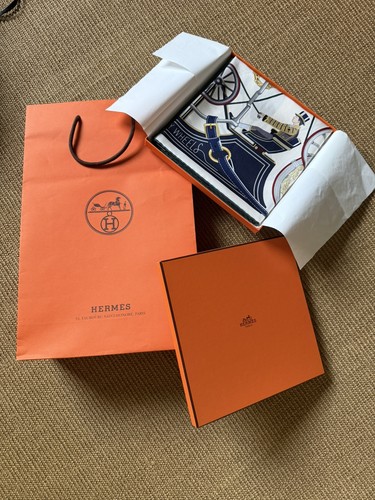 Hermes scarf stately - wheels, 90