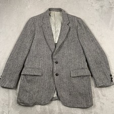Harris Tweed Jacket Mens 44 R