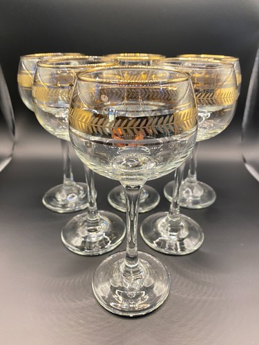 Set vtg retro 1950s - 6, gold