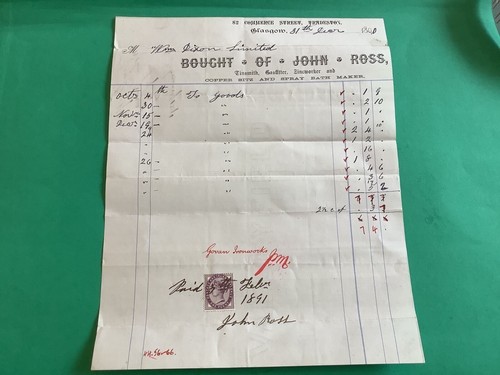 John ross tinsmith - john, gasfitter