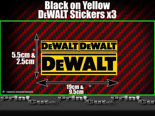 Dewalt stickers decals - 3,