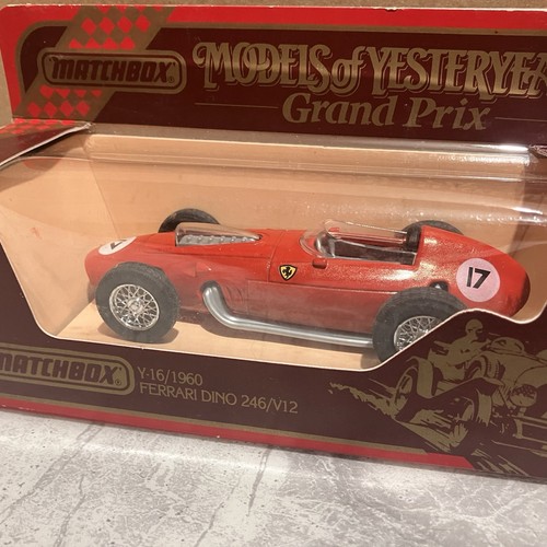 Matchbox y16 1960 ferrari dino - y16,