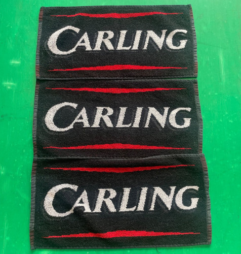 Carling bar beer towels - carling,