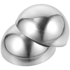  2 Pcs Half Sphere Stainless