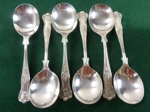 Nice vintage soup spoons - vintage,