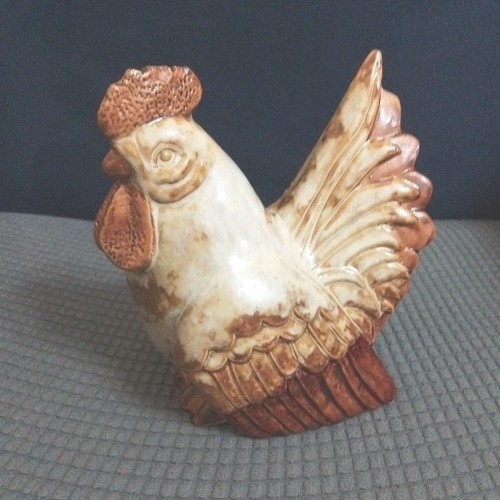 Vintage ceramic chicken - vintage,