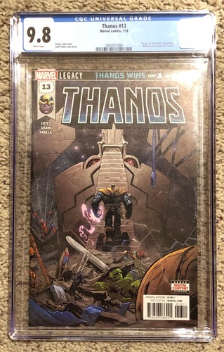 Thanos first print cgc - first,