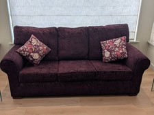 sofa set. Matching 2x 3 seater 1x 2 seater + 1 arm chair + 1 foot stool