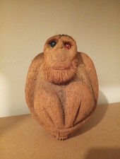 Vintage Monkey Coconut Husk