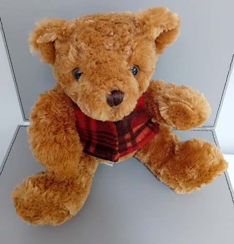 Aurora teddy bear tartan - teddy,