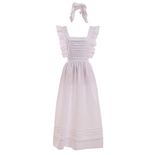 Edwardian victorian maid apron - victorian,