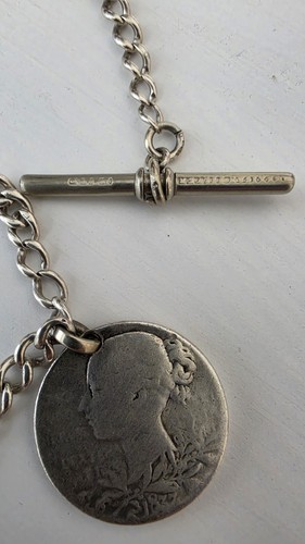 Solid sterling silver albert - solid,