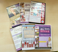 JOB LOT of Crafters Companion DVDs including Nordic Christmas & Fabulous Foiling
