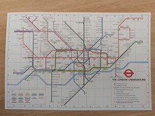 1979 No 1 London Underground Tube Map Good Condition
