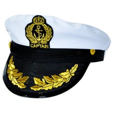 Deluxe Sailor Hat Captain Navy