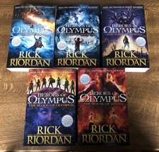 Heroes of Olympus by Rick Riordan Complete 5 Books Collection Set