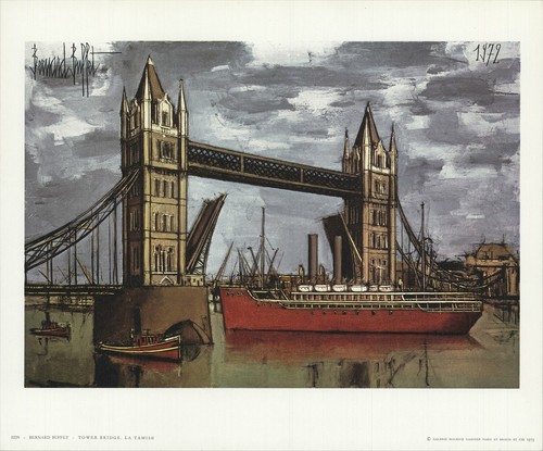 Bernard buffet london bridge - london,