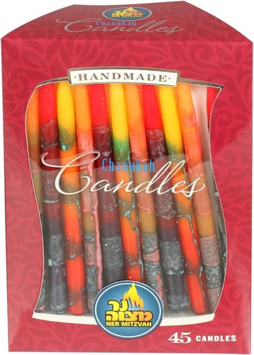 Handmade hanukkah candles - 45,