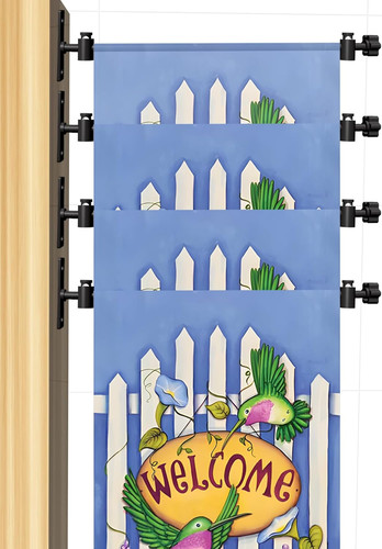 Wall garden flag holder stand - wall,