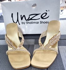 Gold Unze Shoes by Shalimar