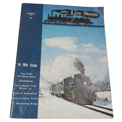 Live steam magazine december - steam,
