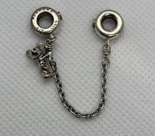 AUTHENTIC Pandora x Disney climbing Mickey safety chain S925 ALE
