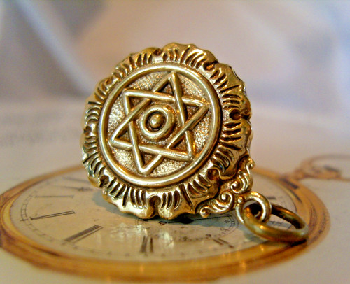 Pocket watch chain fob 1920s - watch,