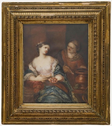 Framed 18th century oil - 18th,