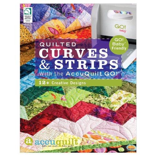 Quilted curves strips with - &,