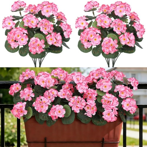 4pcs artificial geranium - 4pcs,
