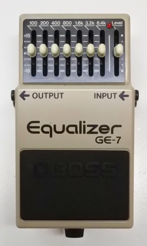 Boss equalizer guitar - ge-7,