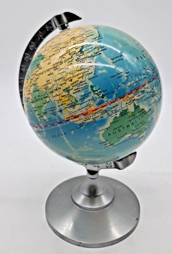Small spinning world globe - globe, on