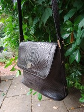 Vintage Liz Claiborne Black Small Messenger Bag Good Used Condition