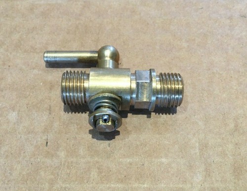 Brass fuel tap off - brass,