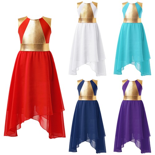 Kids girls dress praise dance - dress,