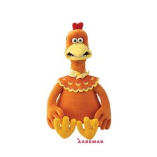 Chicken Run Farm Hen Soft Toy 13in Plush Ginger Character Orange Stuffed Animal