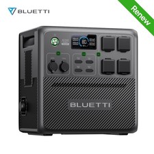 BLUETTI AC240 1536Wh Portable Power Station IP65 2400W Solar Generater for Trip