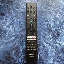 Original Toshiba CT-8575 Vidaa Voice Remote Control 50UV2F53DB Smart TV (box20)