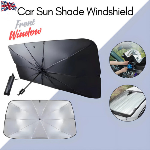Car windshield sun shade front - car,